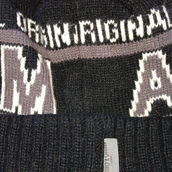 Robin Ruth Original Amsterdam Hat Black White & Gray Crest on the front Robin - Picture 4 of 4